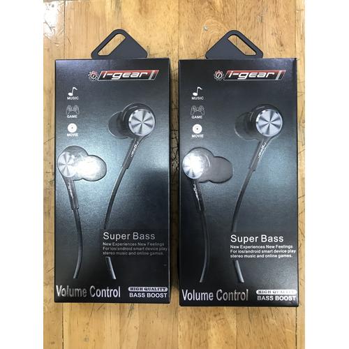 Foto Produk HANDSFREE EARPHONE HEADSET I-GEAR ORI WITH VOLUME CONTROL dari Go TRADE