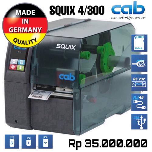 Foto Produk CAB SQUIX 4/300 THERMAL TRANSFER RIBBON BARCODE LABEL PRINTER 300 DPI dari PANDA RETAIL SOLUTIONS