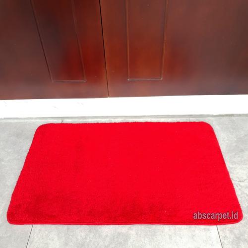 Foto Produk Keset Rumah Bulu lembut 48 x 78 cm berbulu lebat Corak MIA dari ABS Carpet id