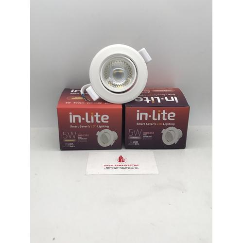 Gambar LAMPU SPOTLIGHT INLITE IN-LITE 5W 5 W 5WATT 5 WATT INDC232 - Putih dari Plasma electric undefined Tokopedia