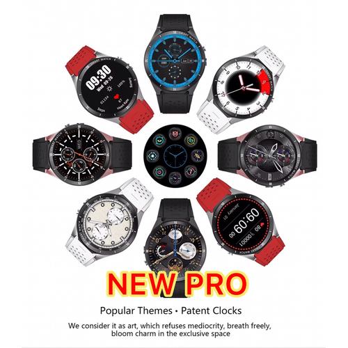 Heart Rate Kingwear Kw88 Waterproof Vaku ® KW88 Pro Quad Core