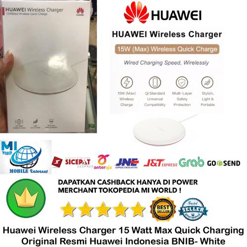 Jual Huawei Wireless Charger 15w 15 watt wat Max Quick Charge CP60
