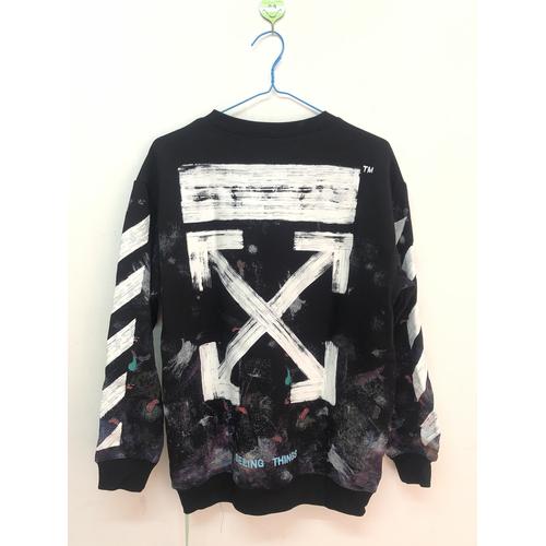 Jual OFF WHITE GALAXY SWEATER LENGAN 