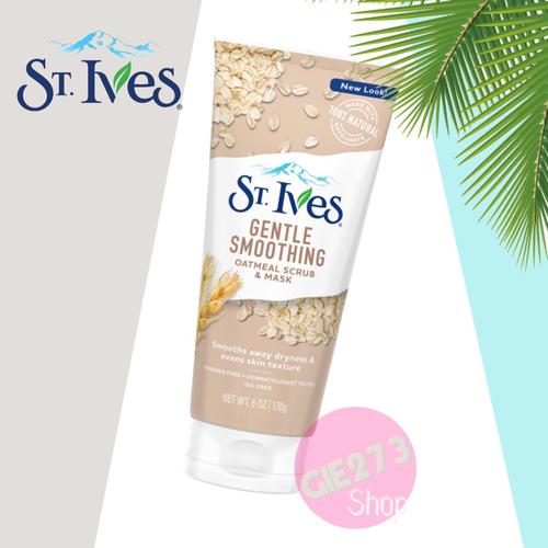 Gambar ST IVES Gentle Smoothing Oatmeal Scrub & Mask 170 gr Original dari Gie273 Kab. Tangerang Tokopedia