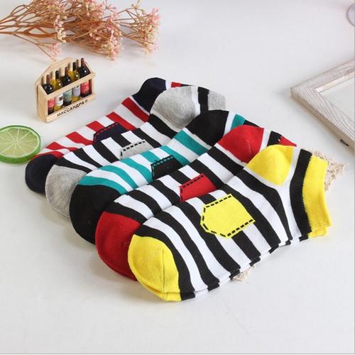 Foto Produk Kaos Kaki 5 Pasang Pendek Angkle Wanita dan Pria - A002 dari Miles_Store