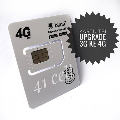 Foto Produk Kartu Pernada Upgrade 3G ke 4G Tri , tree , 3 dari 41cell