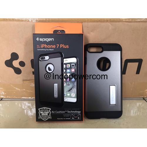 Foto Produk Spigen Iphone 7 Plus Case Tough Armor Gunmetal Original dari Indopowercom