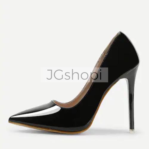 Jual Point Toe Stiletto Heels Black 