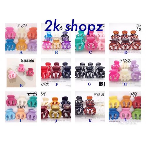 Foto Produk JEPITAN RAMBUT JEDAI REGULER (5CM) ORIGINAL THAILAND PAKET 6 PCS dari 2K SHOPZ