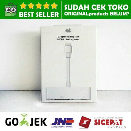 Jual ORI APPLE LIGHTNING TO VGA ADAPTER 