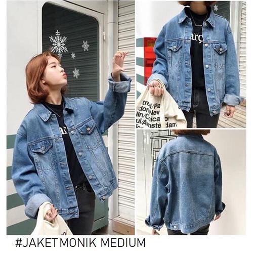 Jual Bershka jaket jeans oversized 