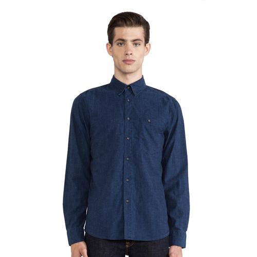 Jual Stanley Deep Blue Denim Shirt 