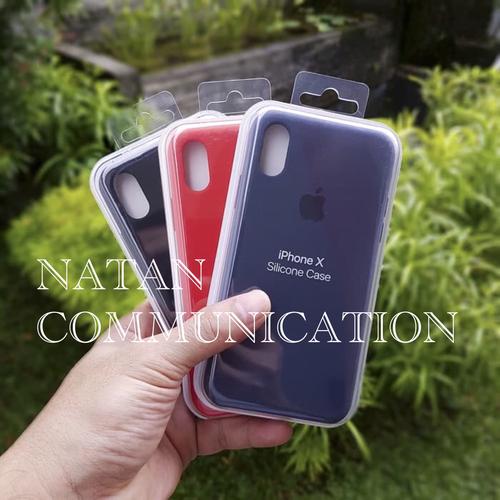 Foto Produk SILICONE CASE IPHONE XS MAX XR XS X 8 7 6 PLUS SILIKON APPLE CASE dari natan communication