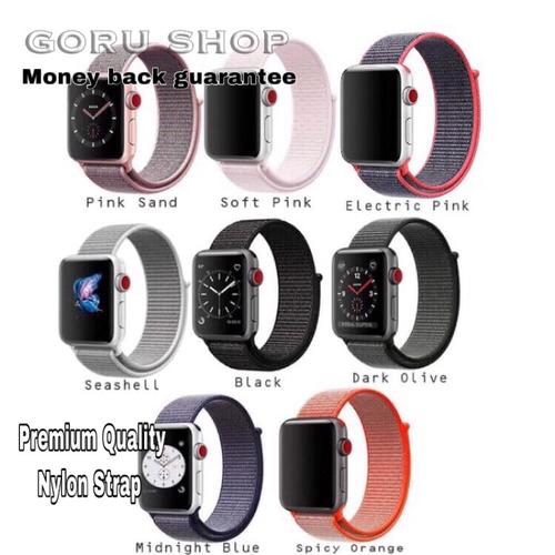 woven nylon band sport iwatch 38 40mm 