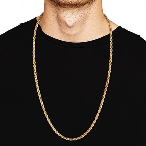 Jual Kalung Pria Tali Rantai Emas 