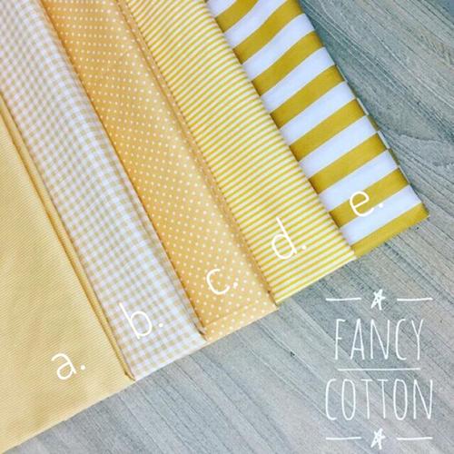 Foto Produk Kain Katun Jepang YELLOW series edition - kode b dari maxshop online