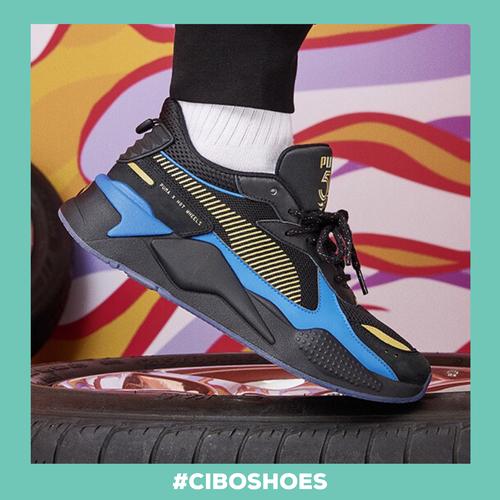 puma rs black and blue