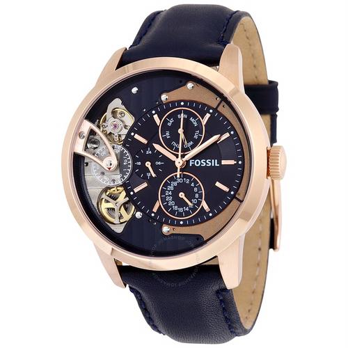 Jual Jam tangan fossil blue gold 