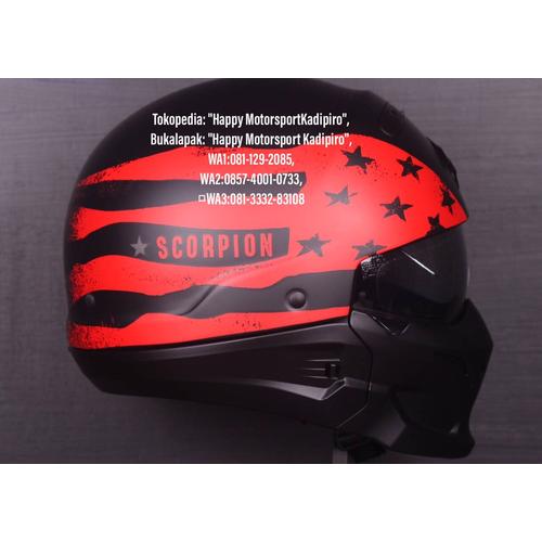 Jual Helm halfface Scorpion France EXO Combat Rookie Red dual visor M L XL  - Kab. Bantul - Happy MotorsportKadipiro | Tokopedia