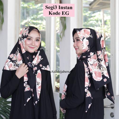 Foto Produk JILBAB SEGITIGA INSTAN MOTIF MONALISA KODE EG dari aidahijabers