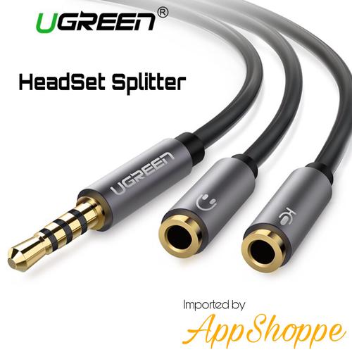 Jual UGREEN Splitter Headset Nylon 