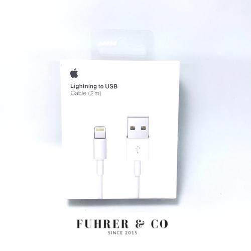 Foto Produk Lightning Cable / Kabel USB / Charger Iphone 2 M / 2 Meter Original dari Fuhrer Shop