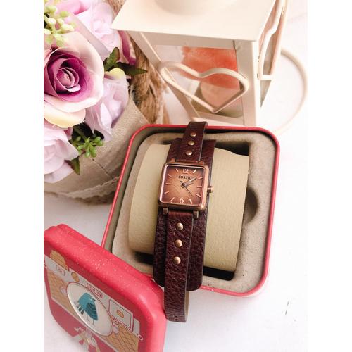 Jual Fossil mini gaban bronze watch 