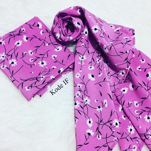 Gambar JILBAB SEGITIGA INSTAN MOTIF MONALISA KODE IF dari aidahijabers undefined Tokopedia