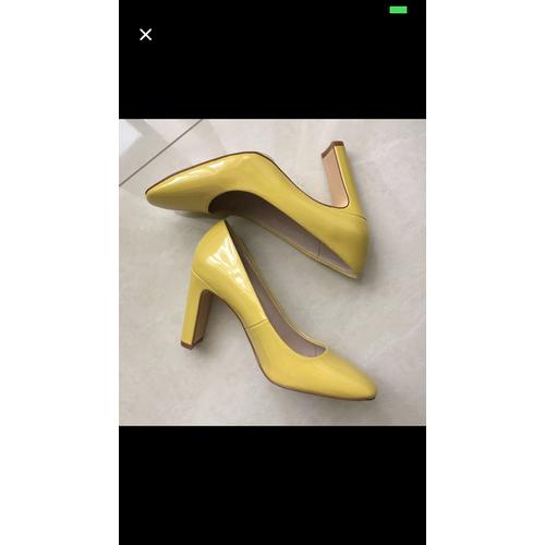 zara yellow shoes