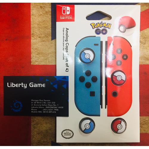 Foto Produk Nintendo Switch HORI Pokemon GO Analog Caps KWS dari Suyanto//Liberty Game