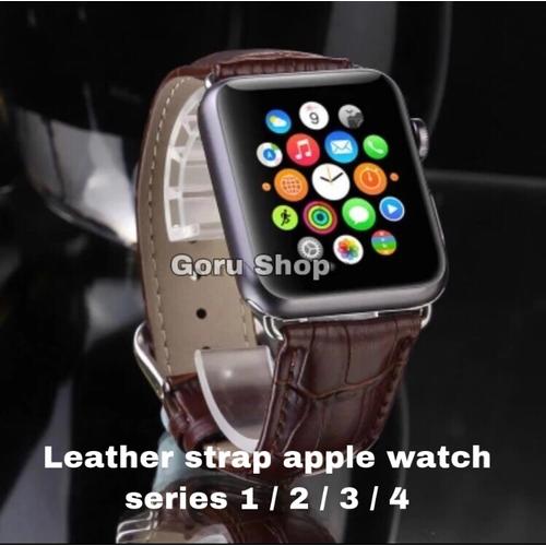 Strap leather apple watch iwatch series 