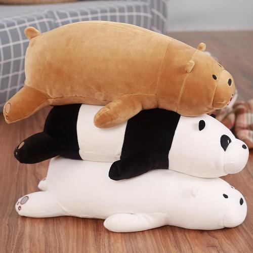 Foto Produk Boneka We Bare Bears Berbaring Panda , Grizzly , Ice Bear Super Soft dari CICAQGO