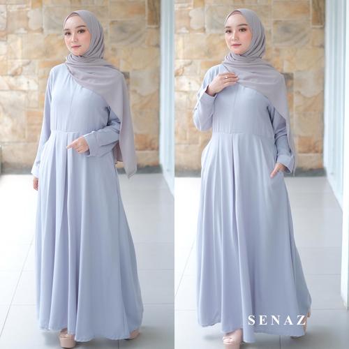 Foto Produk SHENA DRESS SILVER / GAMIS SYARI CANTIK / FASHION MUSLIM WANITA dari aidahijabers