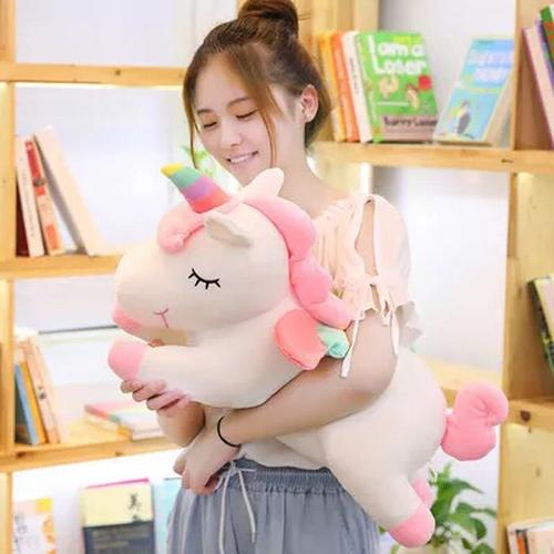 Foto Produk 55CM Boneka Unicorn Baring Super Soft Impor / Boneka Kuda Pony dari CICAQGO