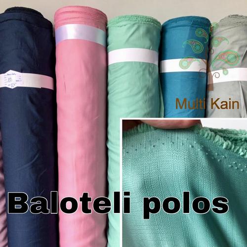 Foto Produk Bahan kain baloteli balotelli balotely balotelly high twist poliester - 1922 coklatmuda dari multi kain