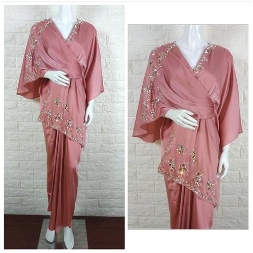 Foto Produk Kaftan Premium Aurelia (Pink, Nude, Lime) dari kishkitholshop