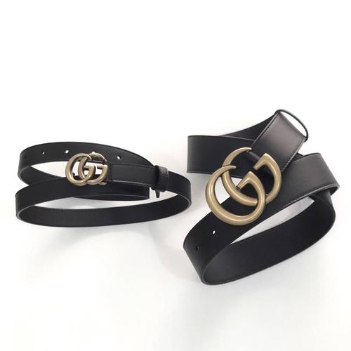 Jual Gucci GG Belt Black GHW - Kota 