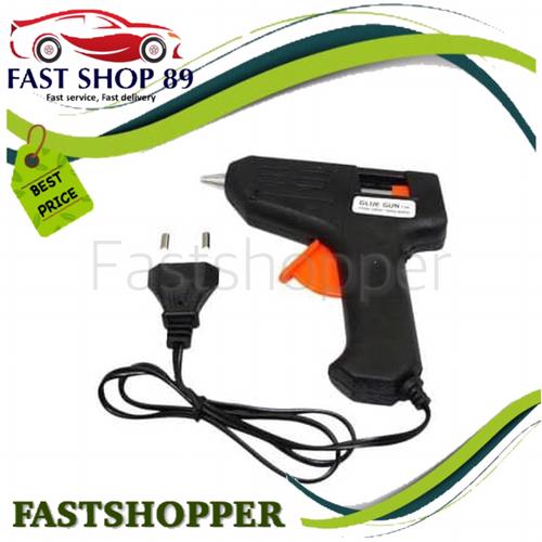 Foto Produk ALAT LEM TEMBAK BAKAR GLUE GUN LEM LILIN GUN SIZE KECIL 20WATT LTK757 dari fast shop 89