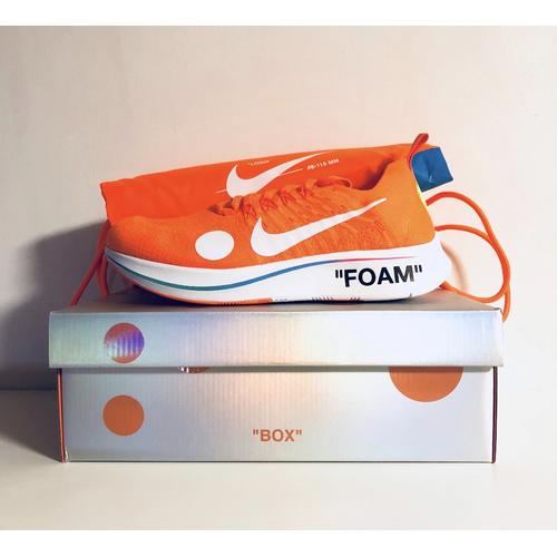 Jual Nike Zoom Fly Mercurial Orange x Off White Kota Tanjung