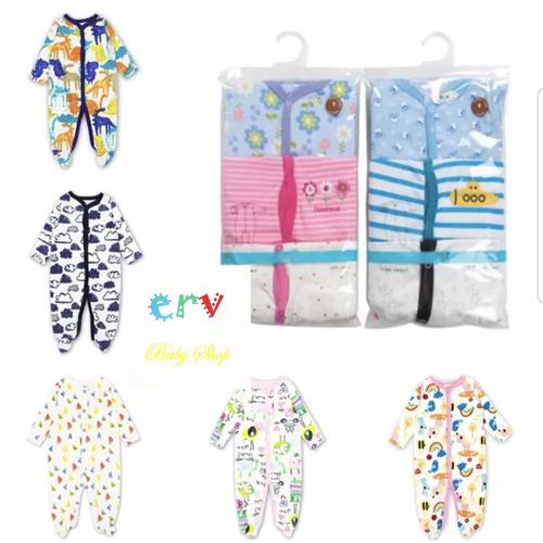 Foto Produk Sleepsuit Bayi / Romper Bayi / Jumper Bayi / Baju Bayi (1pack ~ 3pcs) dari ervbaby