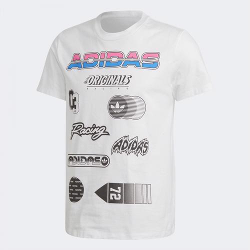 Jual Adidas Women Jul Graphic Tee White 