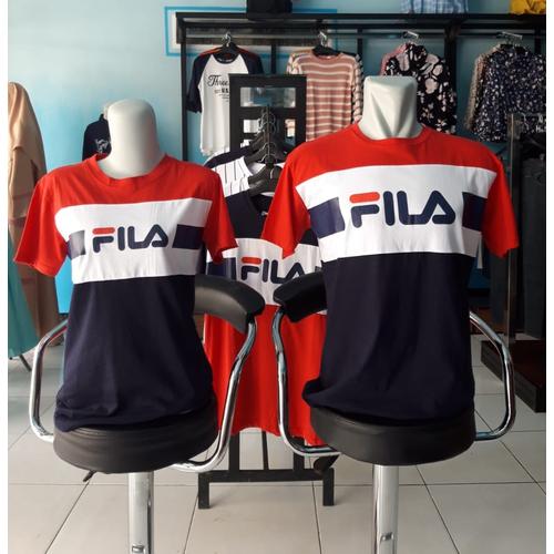 Jual T-shirt Fila Couple - Kab. Blitar 