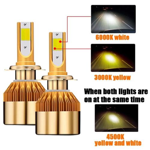 Foto Produk Lampu Led Mobil HB4 9006 3 Warna 3000 4500 6500 K 2 Pcs Sepasang R145 dari RTD LED