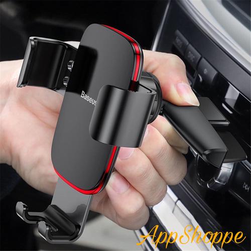 Foto Produk Baseus Metal Gravity Linkage Auto Lock CD Slot Car Mount Holder Stand dari AppShoppe