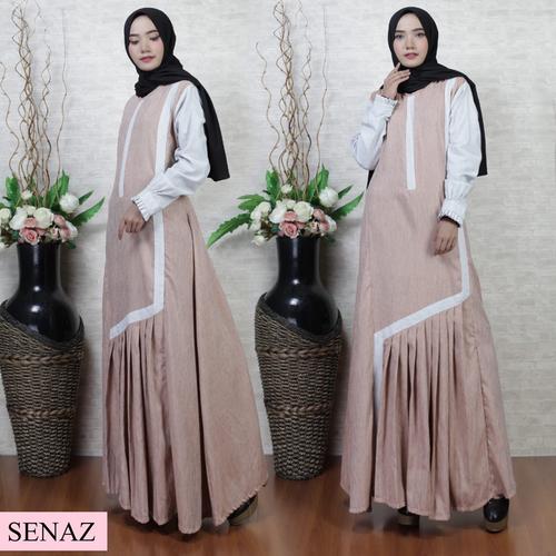 Foto Produk RALIA DRESS SILVER LATTE / GAMIS SYARI CANTIK / FASHION MUSLIM dari aidahijabers