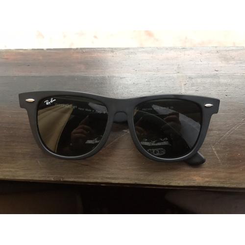 Jual rayban wayfarer black matte size 
