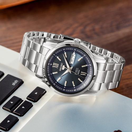 Jual SEIKO 5 automatic SNKP17K1 Blue dial Day Date Jam Tangan ORIGINAL -  Kota Surabaya - GMT watch co. | Tokopedia