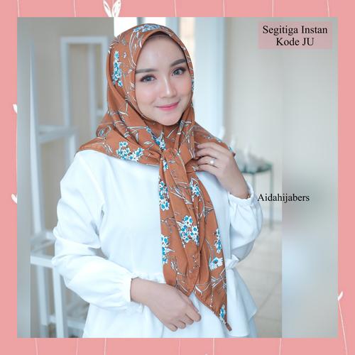 Gambar SEGITIGA INSTAN MOTIF MONALISA KODE JU dari aidahijabers undefined Tokopedia