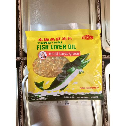 Foto Produk Minyak Ikan Tung Hai Fish Liver Oil isi 500 Kps Tunghai dari MULTI KARYA GROSIR