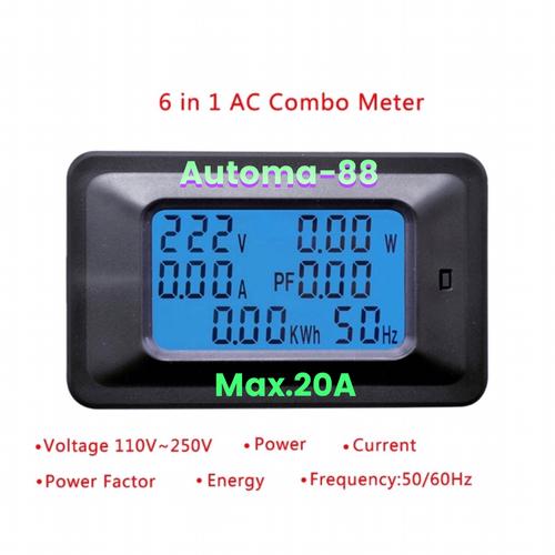 Foto Produk Watt meter Energy meter KWH meter Tegangan AC dari Automa-88